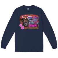 Navy sorry ladies my heart belongs to mommy highland calf Long Sleeve Tee - RanaPortraitStore