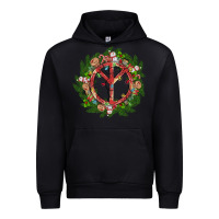 Black Christmas peace Urban Hoodie - MaliasSmallBusiness