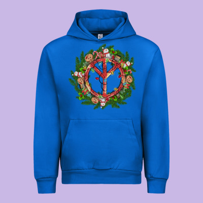 Christmas Peace Urban Hoodie Designed By Maliassmallbusiness