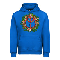 Cobalt Christmas peace Urban Hoodie - MaliasSmallBusiness