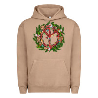 Pigment Burro Christmas peace Urban Hoodie - MaliasSmallBusiness