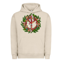 Pigment French Oak Christmas peace Urban Hoodie - MaliasSmallBusiness