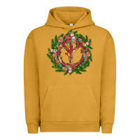Pigment Peanut Butter Christmas peace Urban Hoodie - MaliasSmallBusiness