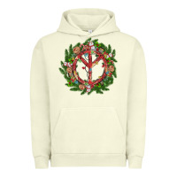 Pigment Pistachio Christmas peace Urban Hoodie - MaliasSmallBusiness