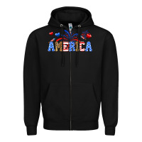 Black Western America Zipper Hoodie - Neo Western