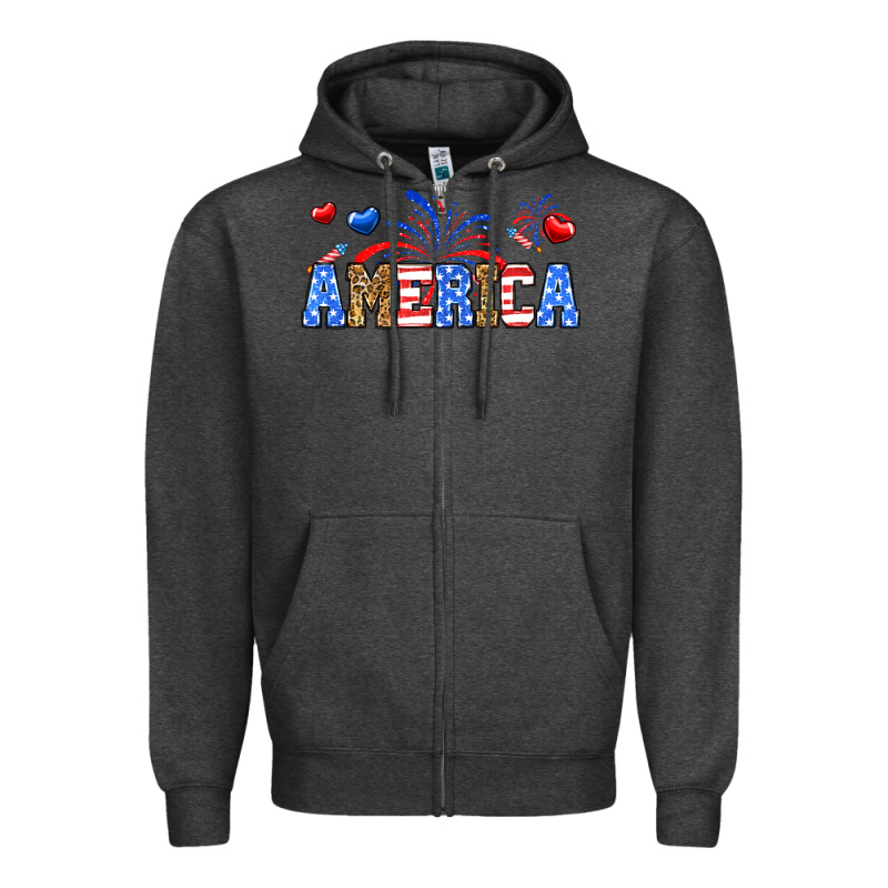 Western America Zipper Hoodie by Neo Western | Teevron