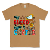 Toasted Coconut my blood type is coffee Classic Tee - Zillion Design Studio