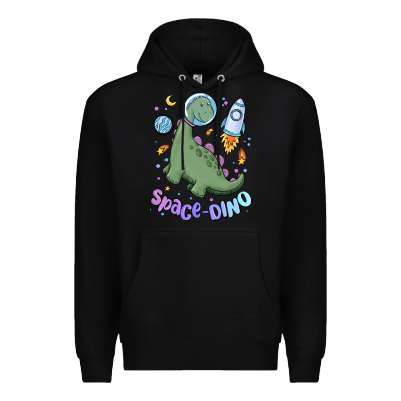 Space Dino Premium Hoodie by MaliasSmallBusiness | Teevron