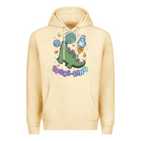 Pina Colada space dino Premium Hoodie - MaliasSmallBusiness