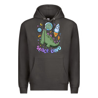 Smoke space dino Premium Hoodie - MaliasSmallBusiness