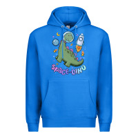 True Royal space dino Premium Hoodie - MaliasSmallBusiness