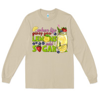 Mushroom when life gives you lemons add sugar tbw Long Sleeve Tee - texasbilliewilder
