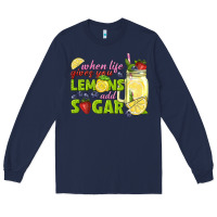 Navy when life gives you lemons add sugar tbw Long Sleeve Tee - texasbilliewilder