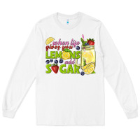 White when life gives you lemons add sugar tbw Long Sleeve Tee - texasbilliewilder