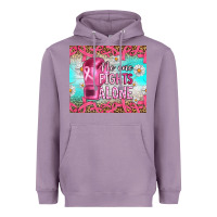 Lavender Breast cancer  no one fıghts alone tumbler Heavyweight Hoodie - Artiststas