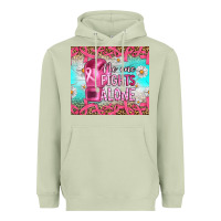 Matcha Breast cancer  no one fıghts alone tumbler Heavyweight Hoodie - Artiststas