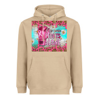 Mushroom Breast cancer  no one fıghts alone tumbler Heavyweight Hoodie - Artiststas