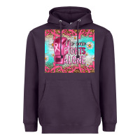 Plum Breast cancer  no one fıghts alone tumbler Heavyweight Hoodie - Artiststas