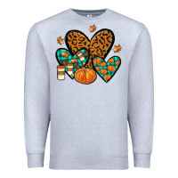 Heather Grey love fall Premium Sweatshirt - JahusDesignShop