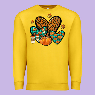Love Fall Premium Sweatshirt Designed By Jahusdesignshop