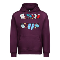 Mauve Wine custom name nurse Urban Hoodie - MaliasSmallBusiness