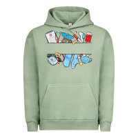 Pigment Oil Green custom name nurse Urban Hoodie - MaliasSmallBusiness