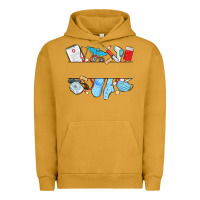 Pigment Peanut Butter custom name nurse Urban Hoodie - MaliasSmallBusiness