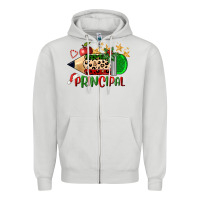 Christmas Principal Pencil Zipper Hoodie | Teevron