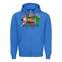 True Royal christmas principal pencil Zipper Hoodie - FaDigitalArtStudio