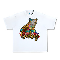 White baby bear Urban Heavy Tee - RanaPortraitStore