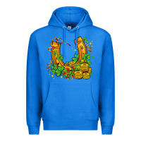 True Royal horseshoe with shamrocks and coin Premium Hoodie - AdoDesignShop