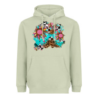 Matcha race sunflower patches Heavyweight Hoodie - AdoDesignShop