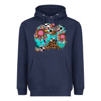 Navy race sunflower patches Heavyweight Hoodie - AdoDesignShop