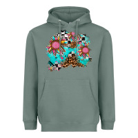 Sage race sunflower patches Heavyweight Hoodie - AdoDesignShop