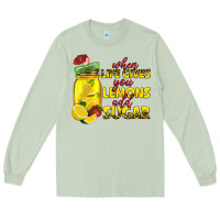 Matcha when life gives you lemons add sugar Long Sleeve Tee - texasbilliewilder