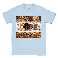 Dusty Blue dope melanin Classic Tee - Zillion Design Studio
