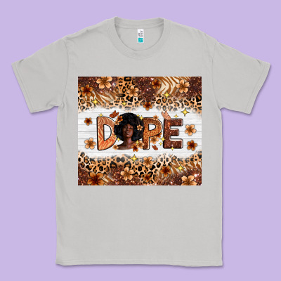 Dope Melanin Classic Tee Designed By Zillion Design Studio