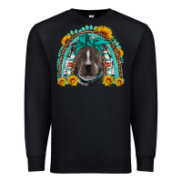 Western Pitbull Rainbow Premium Sweatshirt | Teevron