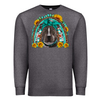 Charcoal Heather western pitbull rainbow Premium Sweatshirt - Artiststas