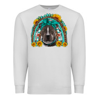 Dove Grey western pitbull rainbow Premium Sweatshirt - Artiststas