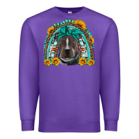 Purple western pitbull rainbow Premium Sweatshirt - Artiststas
