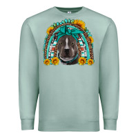 Seafoam western pitbull rainbow Premium Sweatshirt - Artiststas