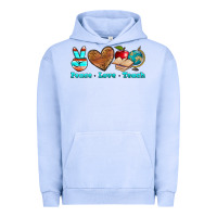 Pigment Grape Ice peace love teach Urban Hoodie - NancyCooperArtShop