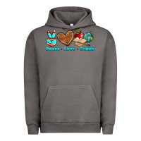 Pigment Tornado peace love teach Urban Hoodie - NancyCooperArtShop