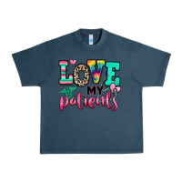 Midnight Navy love my patients nurse Urban Heavy Tee - RanaPortraitStore