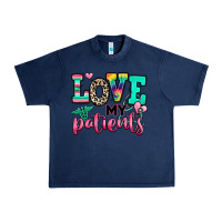 Navy love my patients nurse Urban Heavy Tee - RanaPortraitStore