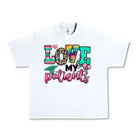 White love my patients nurse Urban Heavy Tee - RanaPortraitStore