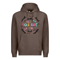 Coffee you are enough Premium Hoodie - MaliasSmallBusiness