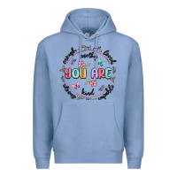 Colony Blue you are enough Premium Hoodie - MaliasSmallBusiness