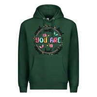 Sports Green you are enough Premium Hoodie - MaliasSmallBusiness